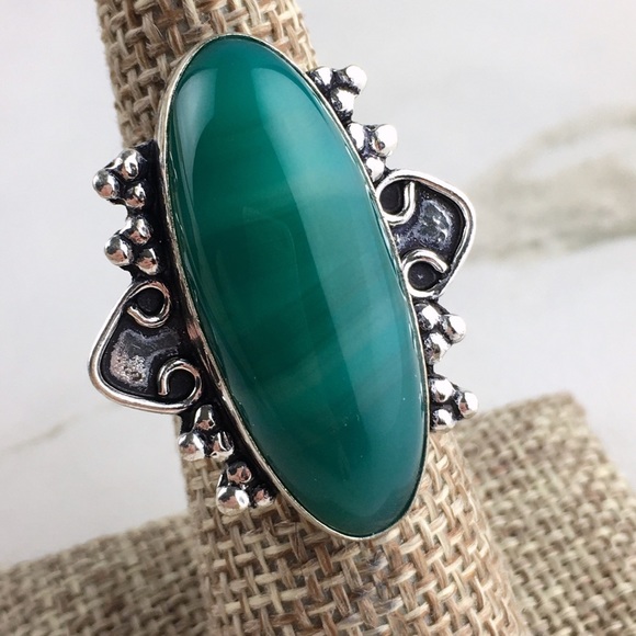 Botswana Agate Stone Ring Size 6 - Picture 2 of 12